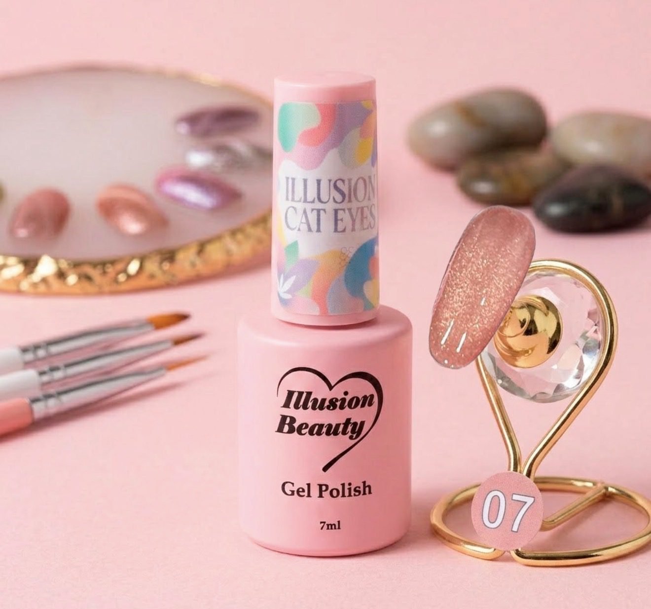 Illusion Cat Eyes 07 – Illusion Beauty (7ml) esmalte semipermanente magnético