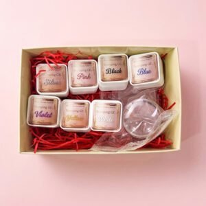 Kit de Geles para Stamping illusion beauty – 7x5ml + sello