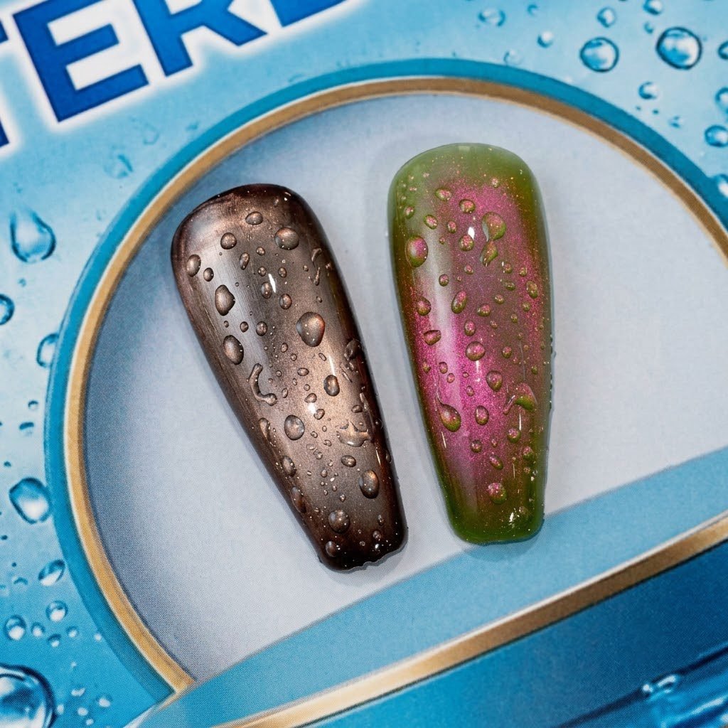 Tops WATERDROPS illusion beauty – 2x10ml Finalizador efecto gotas de agua. - Imagen 2