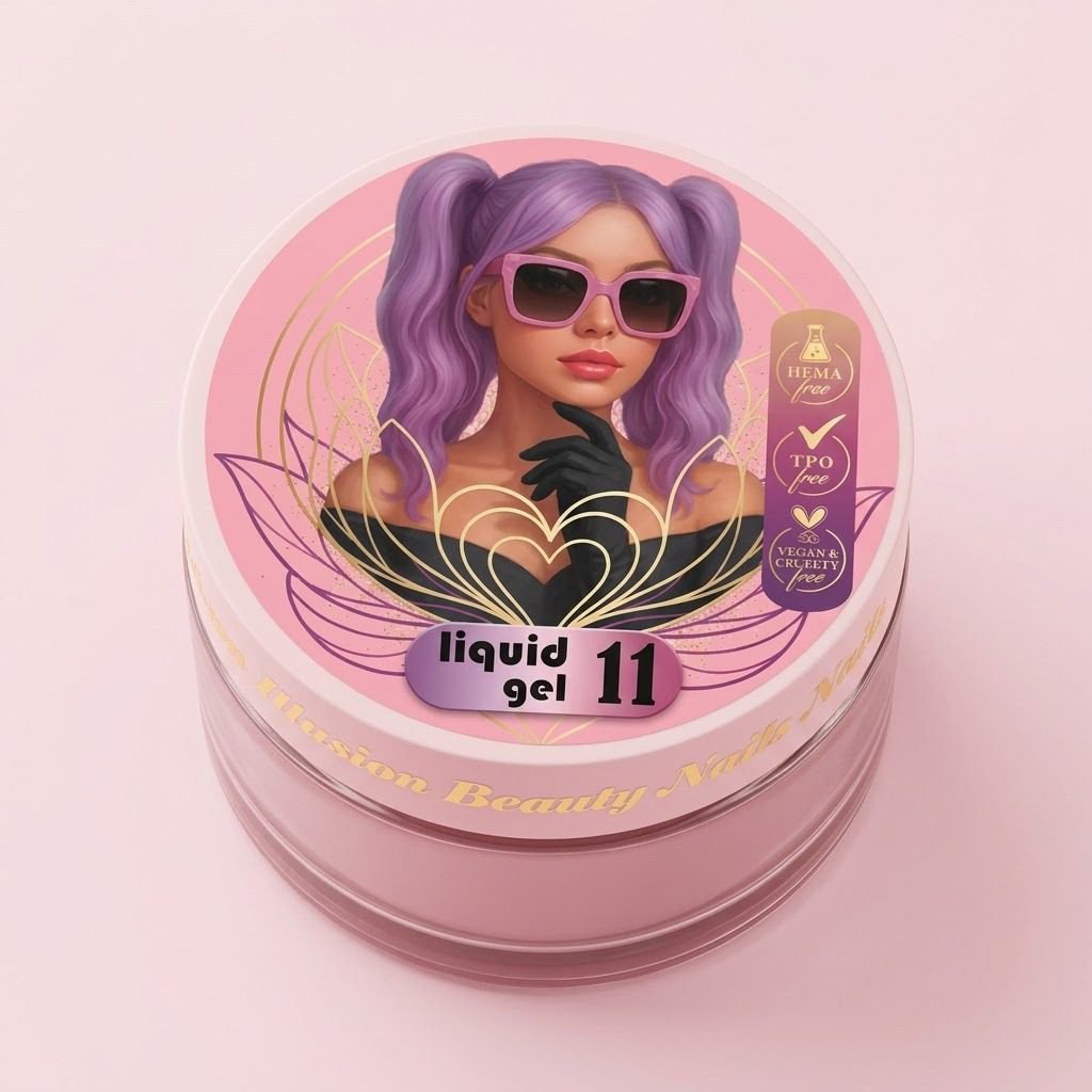 Gel en bote Liquid Gel 11 – illusion beauty – 30gr - Imagen 2
