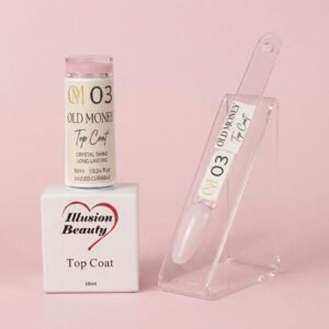 Top Coat OLD MONEY 03 – illusion beauty – 10ml (Finalizador sin capa pegajosa)