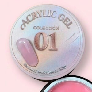 Acrylic Gel 01 Illusion Beauty 30gr – Rosa Suave Natural