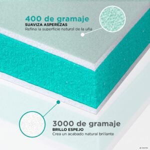 STALEKS EXPERT 51m Buffer pulidor rectangular grano 400/3000 (50 uds.) Staleks NFP-51m-400/3000-50