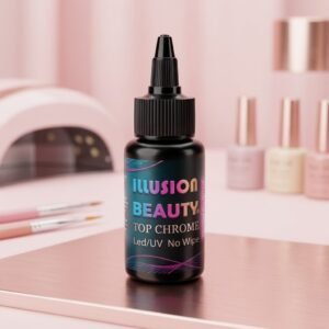 Top Chrome 50ml Finalizador especial pigmentos – no-wipe – illusion-beauty (formato recarga)